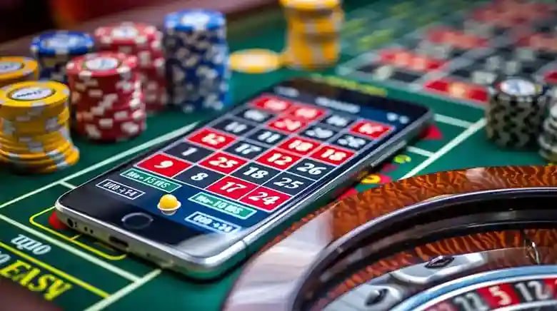 Pemain menggunakan fitur bonus dalam aplikasi hiburan sports dan casino